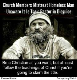 vardaesque:  princessofthemusicofthenight:  officialericpoets:  Church Members Mistreat Homeless Man in Church, Unaware It Is Their Pastor in Disguise.&ldquo;Pastor Jeremiah Steepek transformed himself into a homeless person and went to the 10,000 member