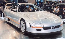 carsthatnevermadeit:  Subaru F-9X, 1985. A futuristic coupe concept with a turbo-charged two litre flat four engine and four wheel drive