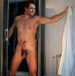I love watching Daddy get out of the shower every morning.