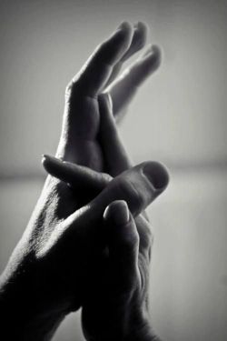 emmerollins:  Pressing your hand to his  I love how small my hands feel in his. It always makes me feel safe. Contained. I could explode in a shower of heat and dew and he could stand in the middle of my storm and laugh and reach out his hand for mine,