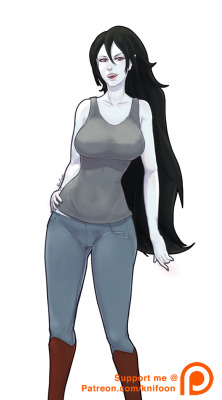 Marceline from Adventure time. Based off mikeinelart‘s Marceline Pose.I really like his take on it. Although it took a bit of work to get it working on mac.If you wanna download the mac version i made (Until Mike releases one himself, hopefully&hellip;)