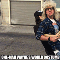 funnyandhilarious:  Wayne’s World One Man CostumeFunny SMS »Funny Pics » 