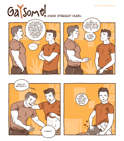 gayvideosking:  gaysomecomic:  15. Fake straight dude  This comic are amazing.