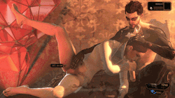 thedollwarehouse:Deus Ex HR - Megan Reed x Adam Jensen - Part I It’s been a while since the last Deus Ex animation so I made two scenes involving these two. Don’t forget to click on the better version for proper colors. Enjoy! Click here for higher