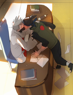 spicybara:  YA BOI HOTKage KAKASHI HOTake GOD i love kakairu the second thing I thought when j found out he was going to b hokage was “they can do it on the desk” the first being HOT of course ^_____^  I’ve become a bad Naruto YAOI blog 
