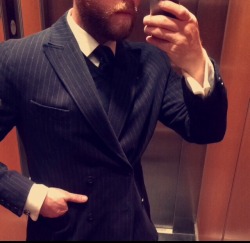 letsmakebadecisions:  tasteandpassion:  Me 👔  the things i’d let you do to me…   Soon babe ;)