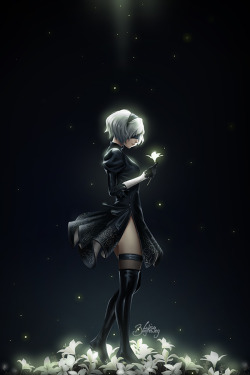 zolaida: Here’s the full result of me trying to get over the feels I got from NieR: Automata!twitter ✧ deviantart ✧ prints ✧ facebook ✧ artstation ✧ instagram ✧ paigeeworld   ✧ gumroad  