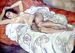 secretcinema1:  Suzanne Valadon - Reclining Nude, 1922, 