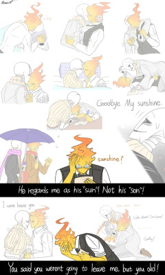 mooncatyao:  [Fall into-7] Grillby &amp; little SansProofreader:@walker14  @sanstheanonymous&lt;First part&gt;(Previous)/(NEXT)[GLS timeline]You can support me on KO-FI ~ ☕  About detail~