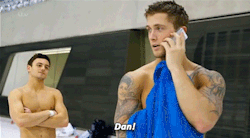 Selfloveclub:  Famousmeat:  Tom Daley Tries To Get Dan Osborne To Change Into Speedos