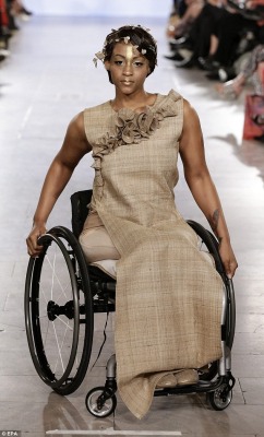atelierethical:  NYFW For spring 2016 FTL Moda teamed up with Global Disability Inclusion and the Christopher and Dana Reeve Foundation to raise money and showcase #FashionFreeFromConfines. The runway show featured supermodels Adriana Lima and Toni Garrn