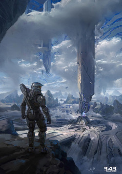 cinemagorgeous:  Concept art for Halo 4 by