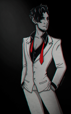 darkstachio:  Something ‘bout you… Hello? Yes? White suit Darkiplier? That’s my jam now. Thanks.  Stealing this idea