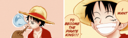 dirkgentlyx: Happy Birthday to the man who’s gonna become the pirate king! - Monkey D. Luffy, 05.05. 
