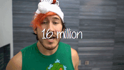 egogrumps:  Congrats on 16 million subscribers, Mark! 