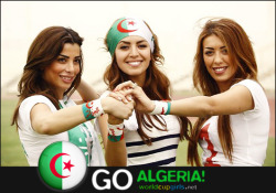 worldcup2014girls:  GO ALGERIA! Support Algeria vs Germany, get a badge and spread the love: http://worldcupgirls.net/go-algeria-wc2014-badges/