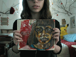 fuckyeahmoleskines:  my sketchbook has finally been finished! it contains all of the observations, thoughts, and memories from my last month of college here in Miami before moving on to art school in NYC. i’m really excited!for more sketchbook work