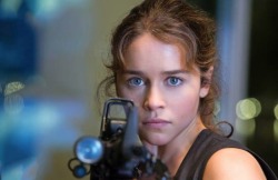 Emilia Clarke in the upcoming Terminator
