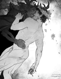 ~Support me on Patreon~Will and Hannibal as Persephone and Hades, another patron request :))