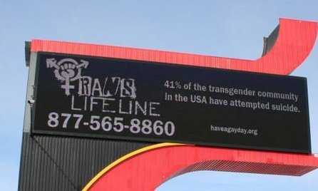 gaywrites:ICYMI: The LGBTQ organization Have A Gay Day has launched a campaign in Dayton, Ohio to share informative and powerful messages about LGBTQ people on billboards around the city. There are 13 graphics in all, so next time you’re driving around