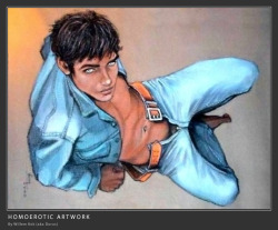 gayartgallery:  Artwork by Willem Kok (aka Dorus) (DOB unknown, died April 23rd 1999, Amsterdam)  Willem Kok (aka Dorus) started publishing pictures at the same time Tom of Finland and Etienne were around their peak and his early work (as Dorus) shows
