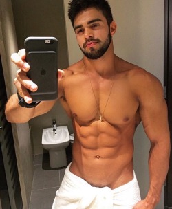 arabfitnessgods:  Perfection personified. 😍😍  Handsome French-Lebanese 💋💋💋  💯% Prime Arab Beef 💪🏻☑️ 💯% Muscle God 🏋🏼☑️ 💯% Arab Muscle Hunk 😘☑️
