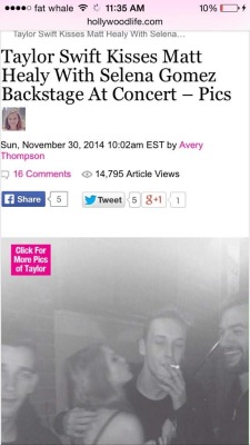 trumanjanes:  the1975loves:  1. That is not matty healy that is george daniel 2. That is not taylor swift that is a fan Wth media  3. His name is matty… 