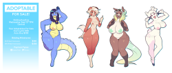 YOOO I’m selling 4 new cuties over on FurAffinity! Click the link below to check out the auction!http://www.furaffinity.net/view/28640773/