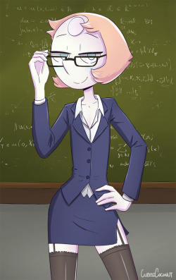 Teach me, Professor Pearl!Nsfw version now on patreon, coming soon to tumblr!