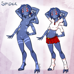 holtzoid:  A little more spider, but this time she’s up for auction! :D Click here to check out the auction page!(You’re gonna need a Furaffinity account for that one, sorry!)   cutie~ &lt;3