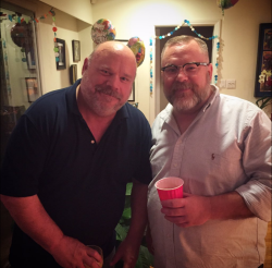 newmyfamousdaddy:  kevin chamberlin AND tim hooper  Wow x2