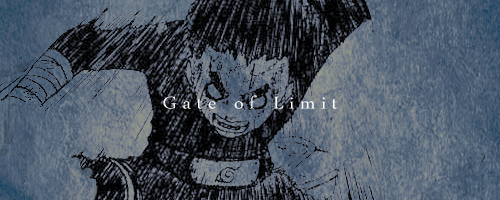 blondaime:  Naruto Alphabet - Eight Gates 