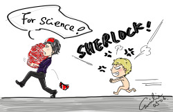 sanglot:  &ldquo;For science!&rdquo; is always a good reason  lol\Happy Red Pants Monday!!/  XDD 