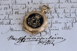 timeveil:  Golden Pocketwatch of King Ludwig II   