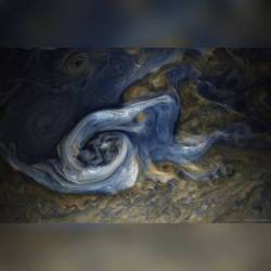 Juno Spots a Complex Storm on Jupiter #nasa #apod #jpl #caltech #swri #msss #jupiter #planet #storm #clouds #atmosphere #juno #spaceprobe #spacecraft #solarsystem #space #science #astronomy