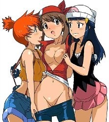rule34-and-hentai-guy:  Misty, May, and Dawn compilation