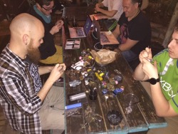 art-of-lockpicking:    Saturday night, I met up with the Longhorn Lockpicking Club, at the Spider House Café in downtown Austin, Texas. It is a group of about 15 different members that pick locks, drink beer, eat burgers, and talk new security exploits
