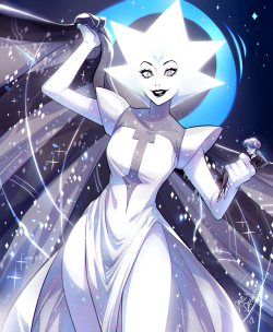 dataglitch:  White Diamond finally! She was a bit harder to draft but still fun to color! One more Diamond to go and I can finish my set  😩😩    YOUTUBE / TWITTER / INSTAGRAM   