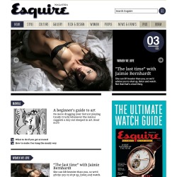 Today was a good day.  Jaimie Bernhardt feature in Esquire Malaysia by Matt Blum.