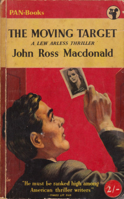 The Moving Target, by John Ross Macdonald (Pan, 1954).From a second-hand bookshop in Victoria, Gozo.