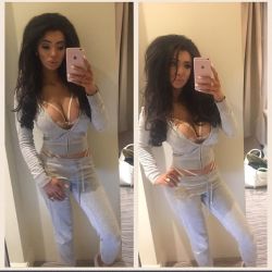 When your half ready to go out but still In #trackys  Before #masonhouselondon last night .  #nofilter #BIGHURRR by chloe.khan
