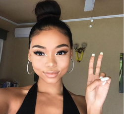 mixed-race-girls:  African American &amp; Japanese