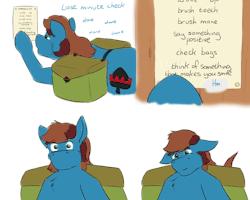 askspades: Nurse Redheart introduced to me the idea of making a list of things to do, so that I did not lose track. I liked this idea so much I made too many, so she helped me again by refining them down a little. This one is my Getting Ready To Go Out