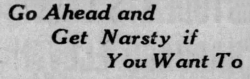 forsea:yesterdaysprint:  Chicago Tribune, Illinois, November 19, 1920  here’s to 100 years of getting narsty