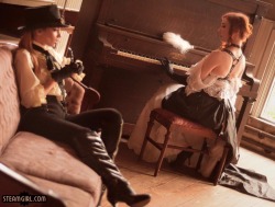 amywilderness:  “The Pianist” Full 48 images uncensored on Steamgirl.com.  Photographer - Scott Church Models - @steampunkodette &amp; @amywilderness MUAH &amp; Styling - Amy Wilder