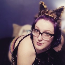 MistySinclaire in glasses and cute fur ears 