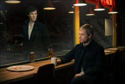 sherlockology:  The first official image from Sherlock Series 3! 