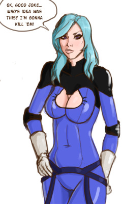 Luna is not amused.jpegWow, that was a quick sketch! This is for my super-avid fanatical luna requester. My take on the hot new meme clothing. I know, you wanted a cat-bra, but I like bodysuits, so I hope meeting half way is ok? Seems only fair to me!