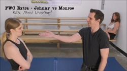 femalewrestlingchannel: FWC Extra - Monroe Jamison vs Johnny Ringo - REAL Mixed Wrestling! See who won:http://femalewrestlingchannel.com/fwc-extra-johnny-vs-monroe-real-mixed-wrestling/ 