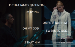kitkatpiee:  OMFG GODS. ITS HIM I DIED DID ANYONE KNOW THIS OR AM I THE LAST ONE IM DYING JESUS CHRIST  GIVE ME A PATHETIC CHILD TO PLAY SKIPPING ROPE WITH MY INTESTINES JESUS CHRIST ITS HIM I DONT KNOW WHAT TO FEEL JAMES DASHNER YOU SNEAKY SLINTHEAD